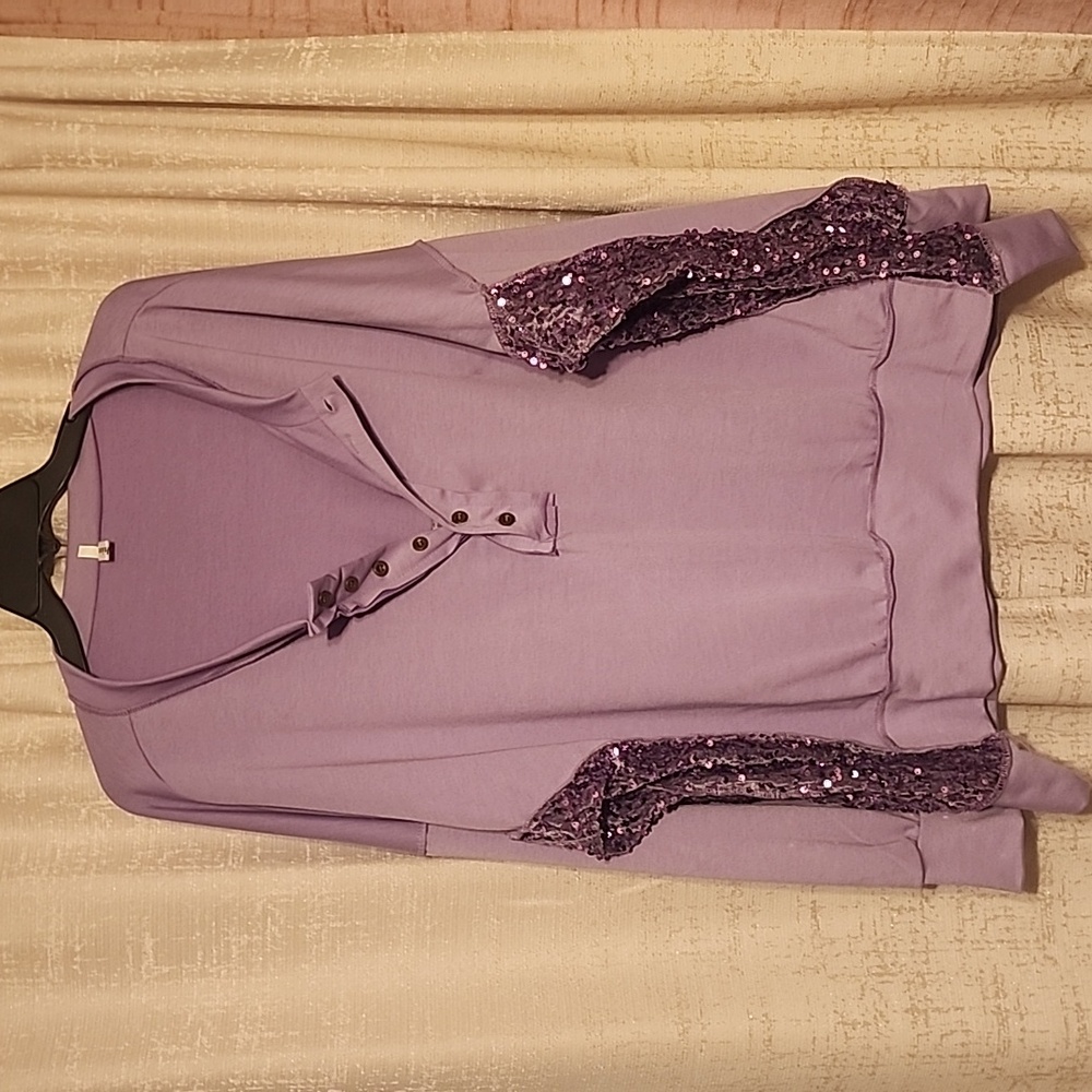 Pullover button up plus size
